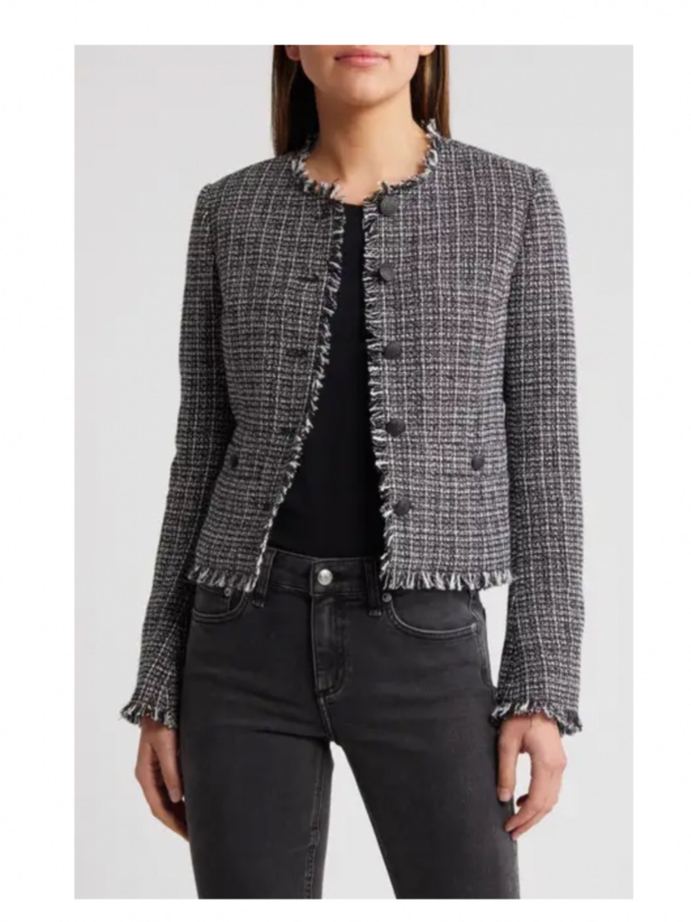 rag & bone CARMEN TWEED JACKET SIZE 8